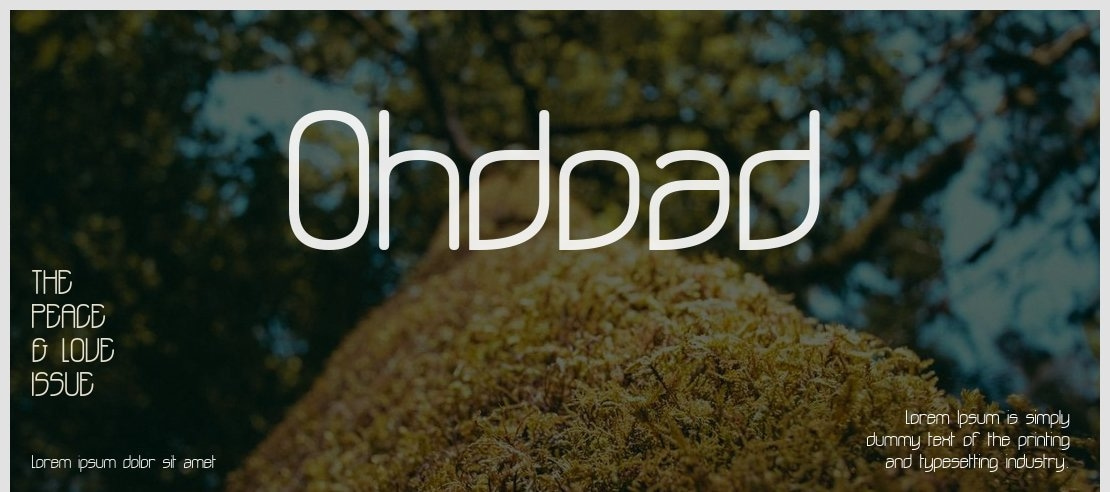 Ohdoad Font