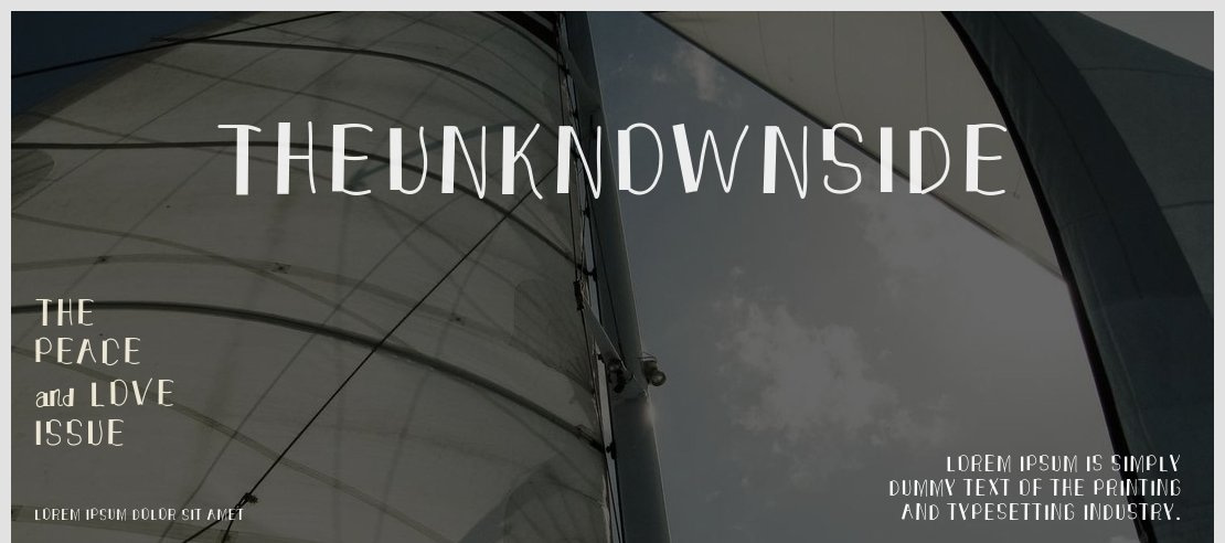 TheUnknownSide Font