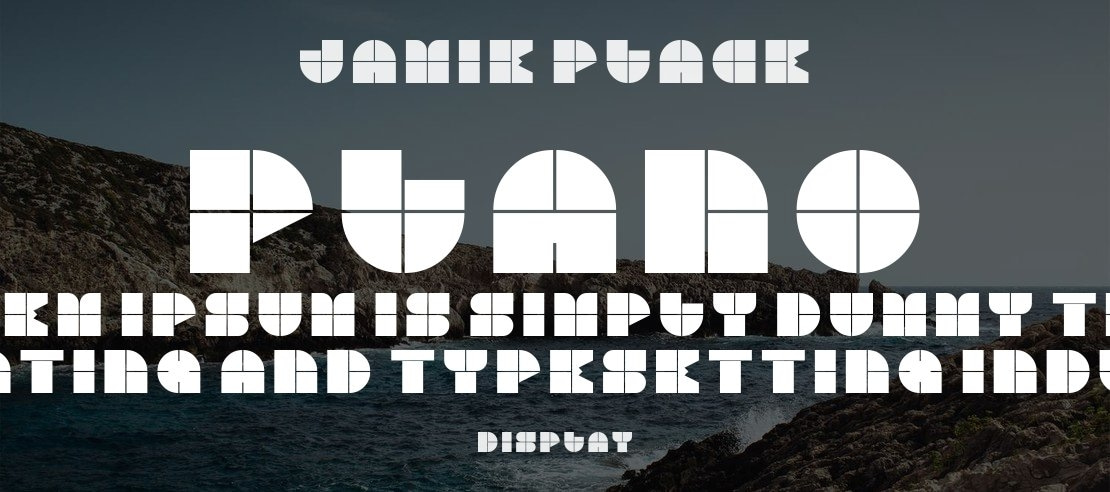 Plano Font