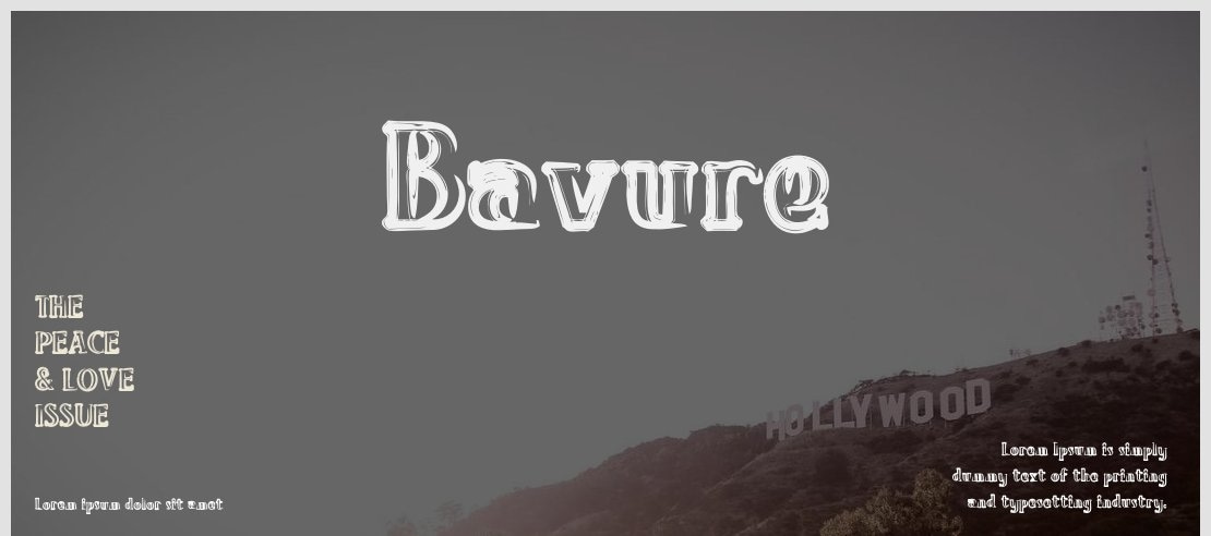 Bavure Font