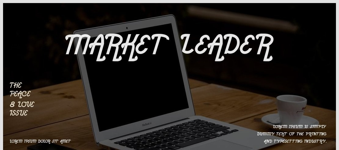 Market Leader Font