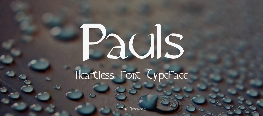 Pauls Heartless Font
