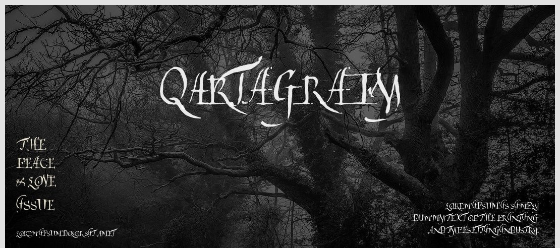 Qartagrafy Font