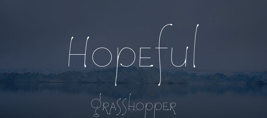 Hopeful Grasshopper Font