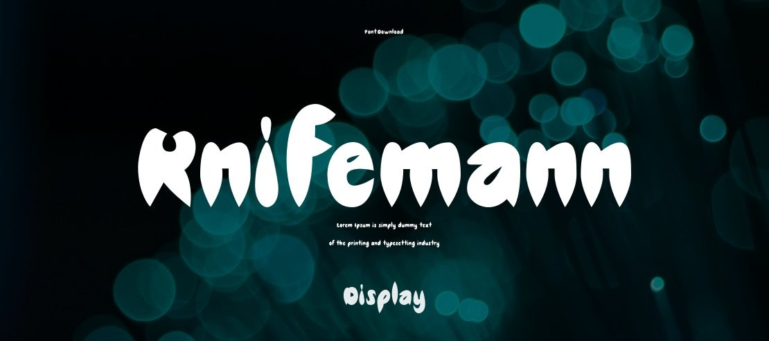 Knifemann Font