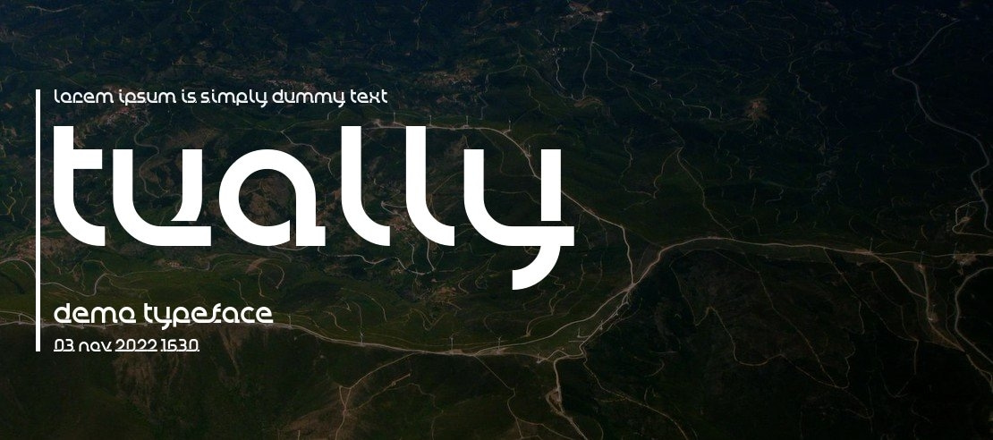 Tually Demo Font