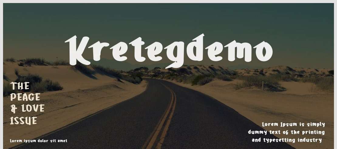 Kretegdemo Font