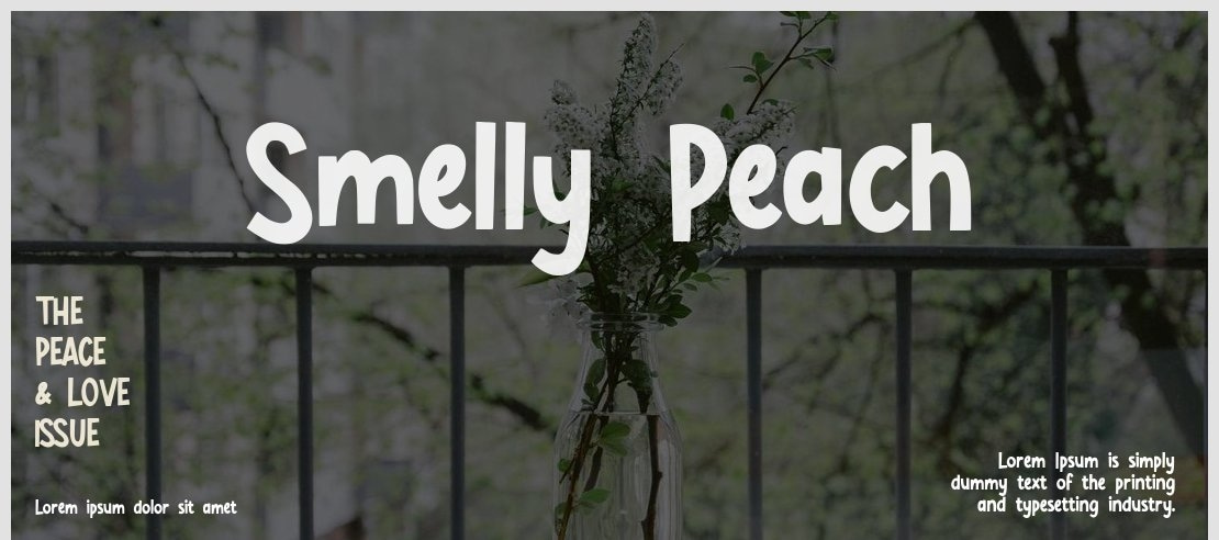 Smelly Peach Font Family