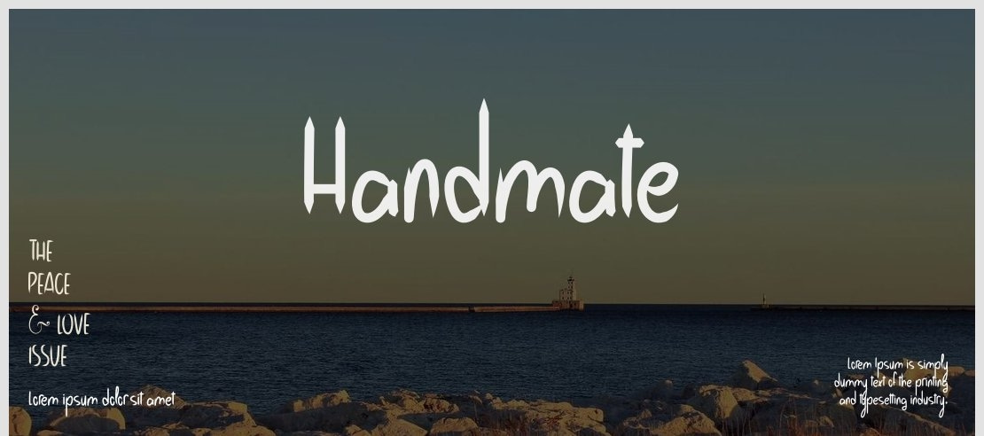 Handmate Font
