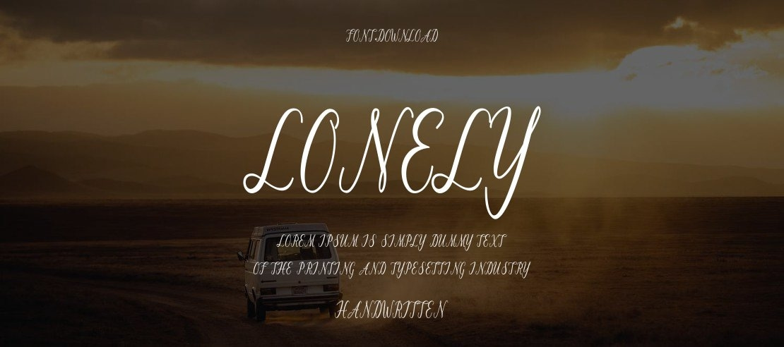 Lonely Font