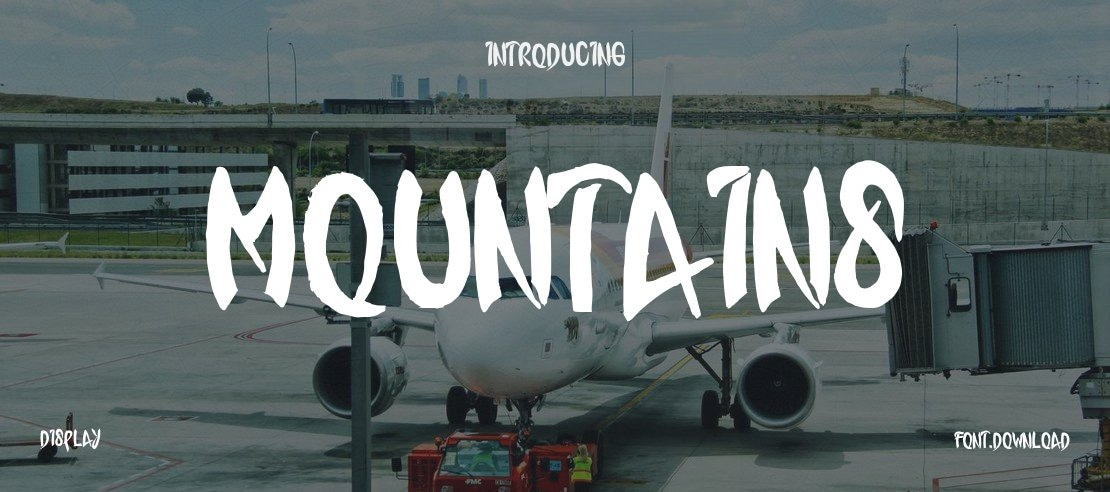 Mountains Font