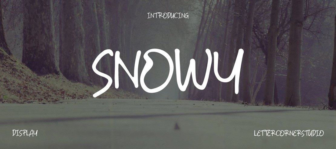 Snowy Font