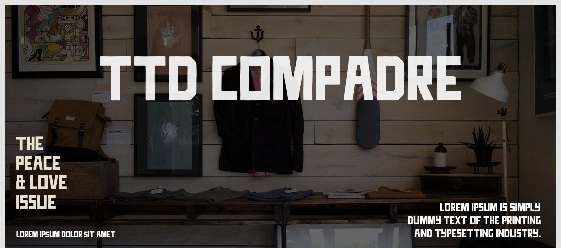 TTD Compadre Font