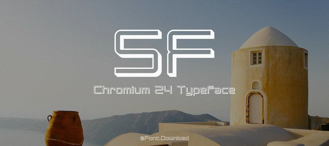 SF Chromium 24 Font Family