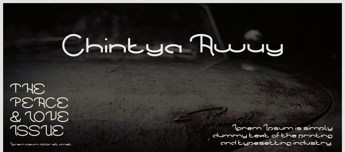 Chintya Awuy Font