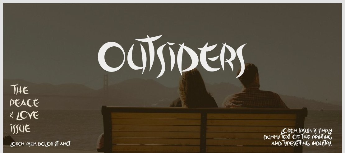 Outsiders Font