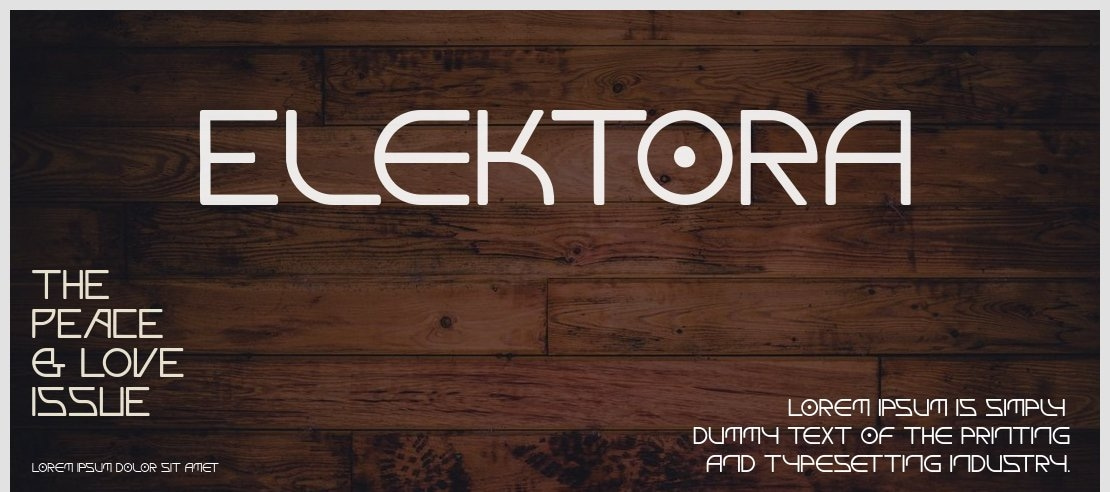 Elektora Font