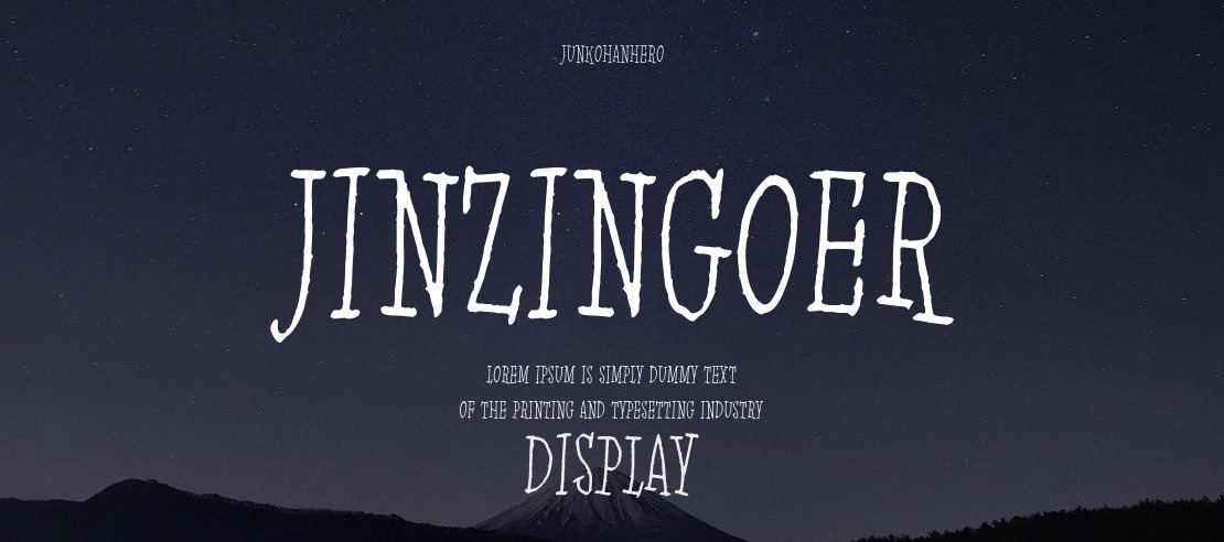 Jinzingoer Font