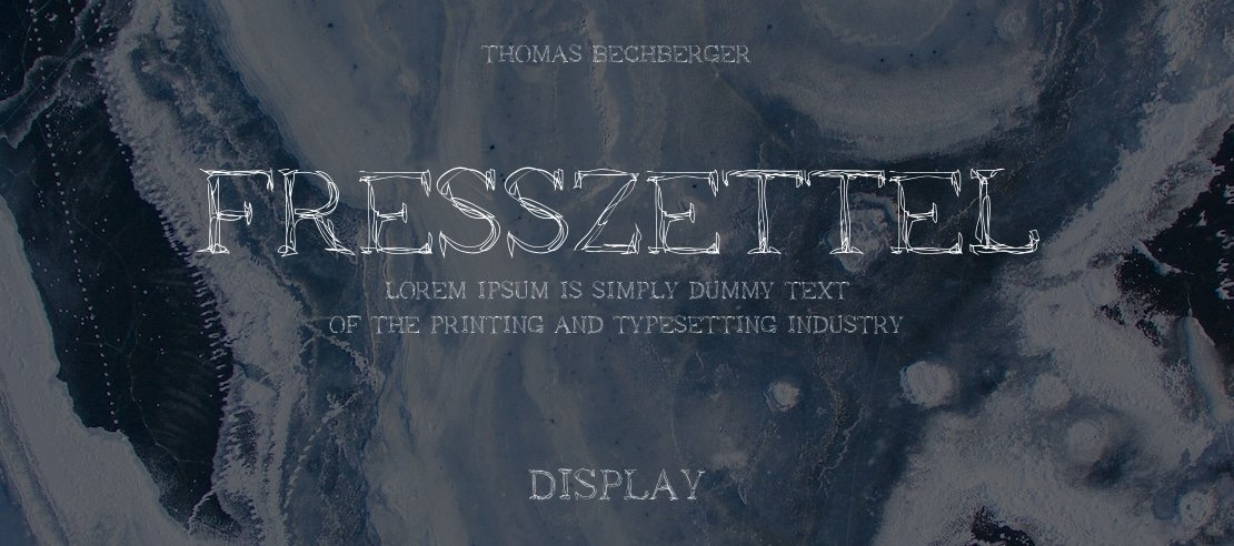 Fresszettel Font