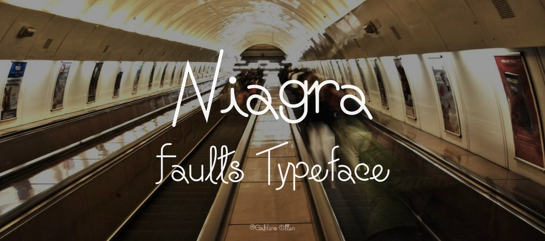 Niagra Faults Font