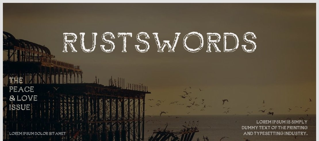 Rustswords Font