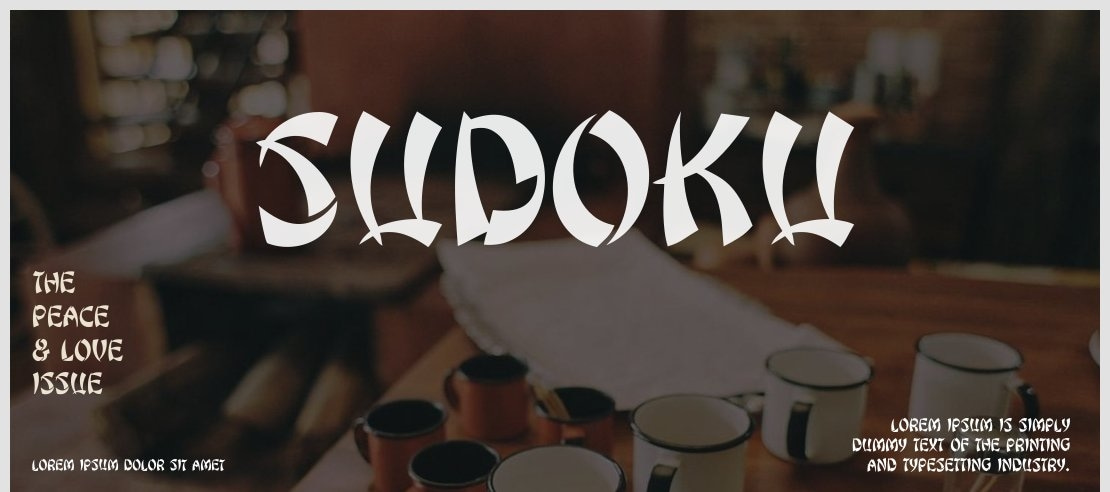 Sudoku Font Family