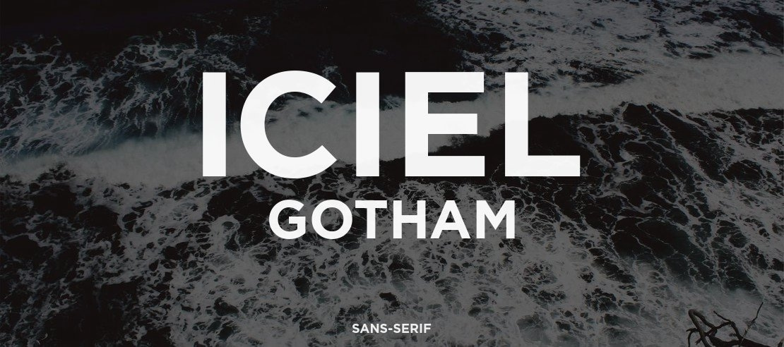 iCiel Gotham Font Family