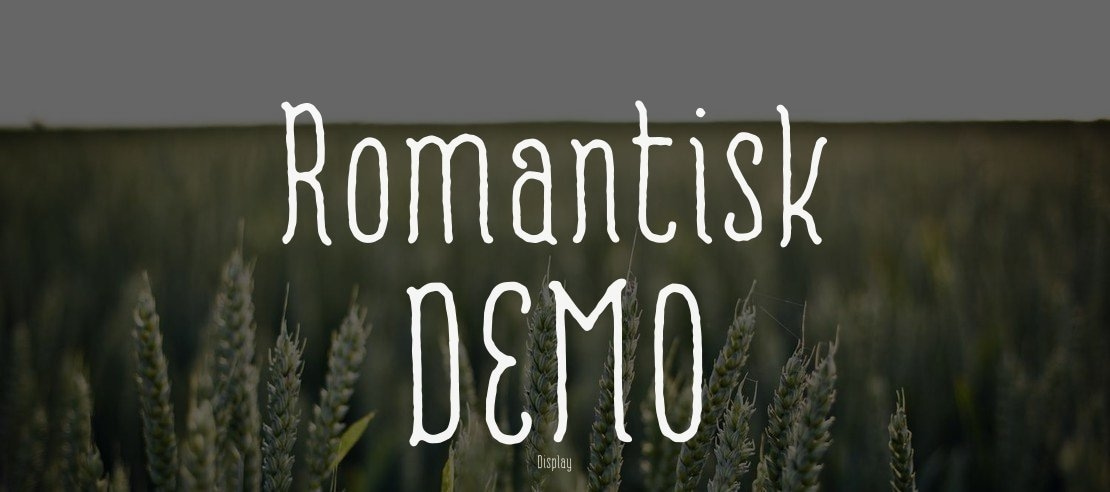 Romantisk DEMO Font