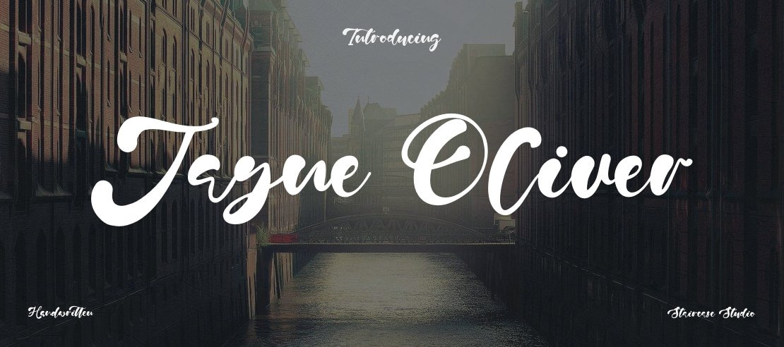 Jayne Oliver Font