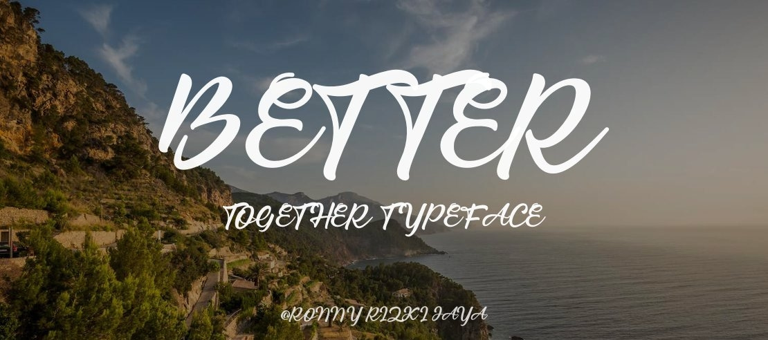 Better Together Font