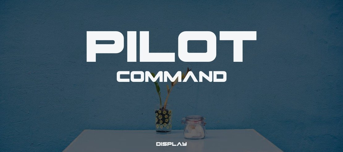 Pilot Command Font Family