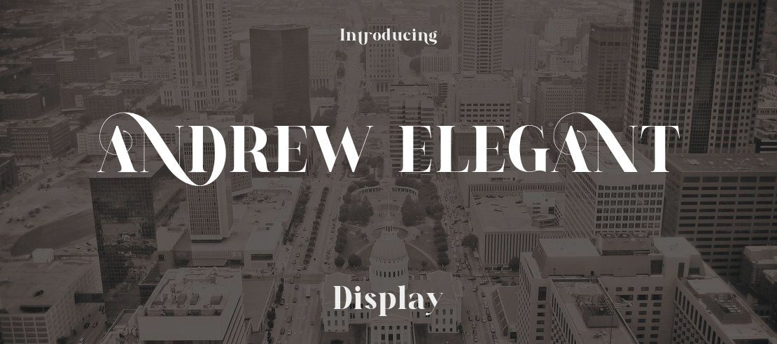 ANDREW ELEGANT Font