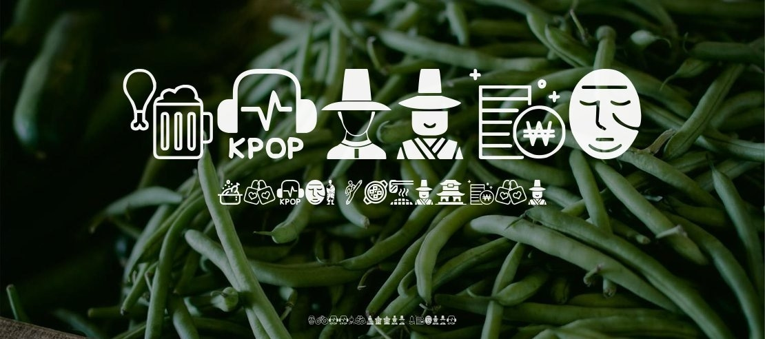 Korean Icons Font