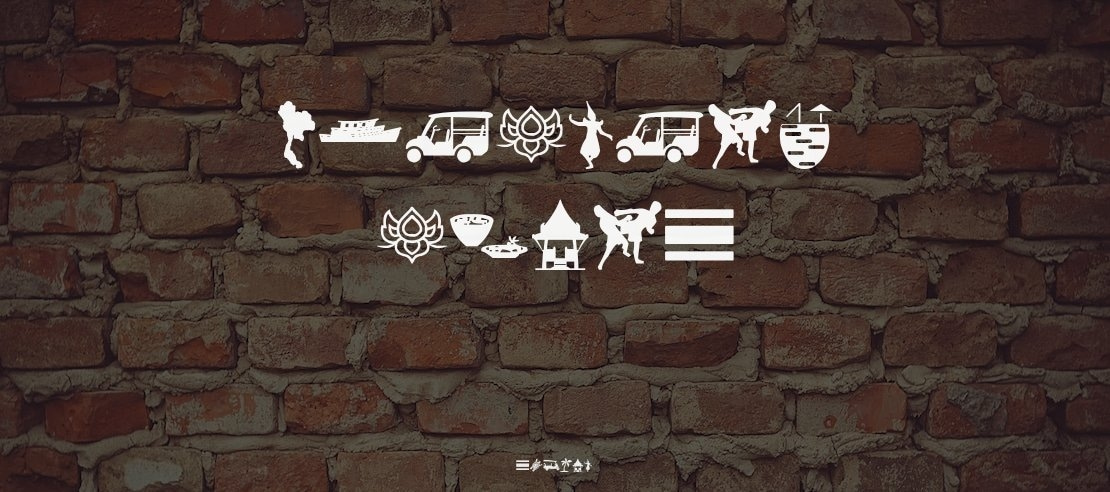 Thailand Icons Font