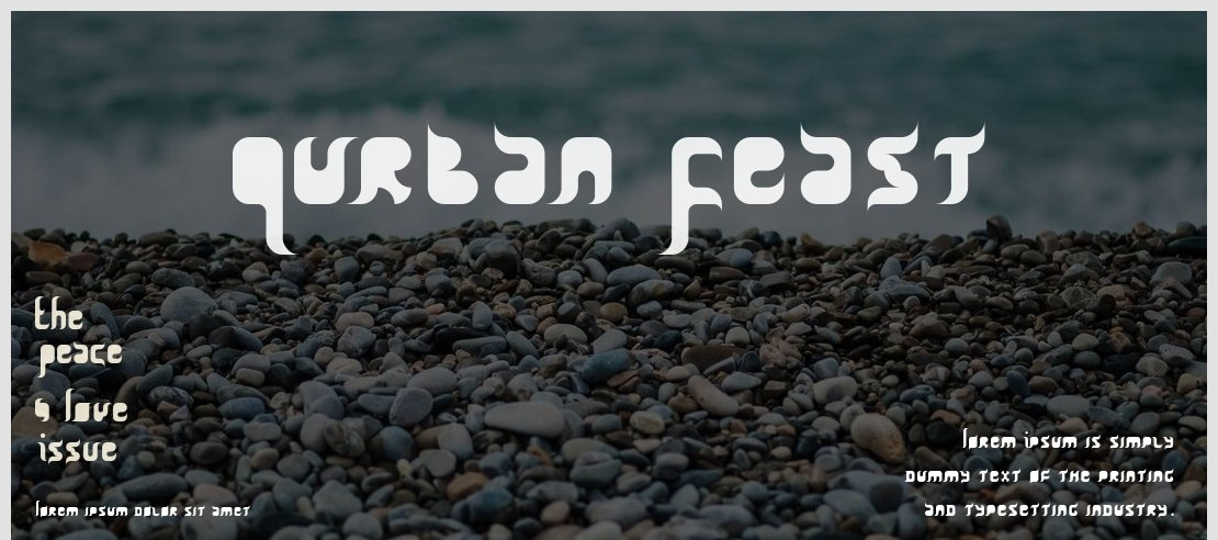Qurban Feast Font