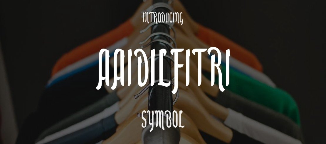 aAidilfitri Font