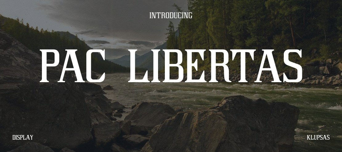 PAC LIBERTAS Font