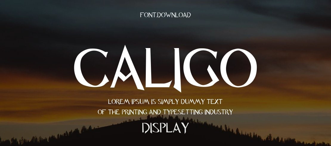 Caligo Font