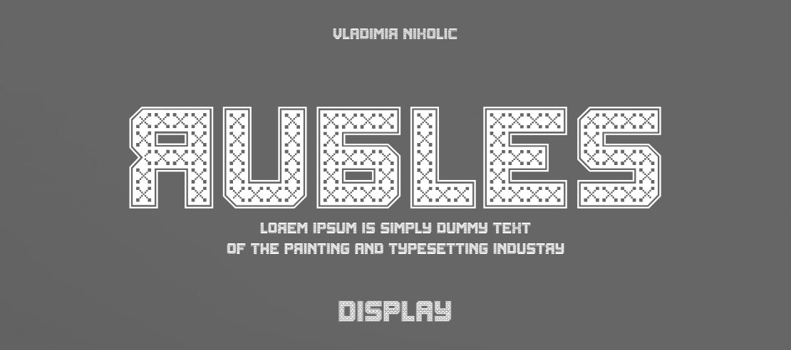 Rubles Font Family