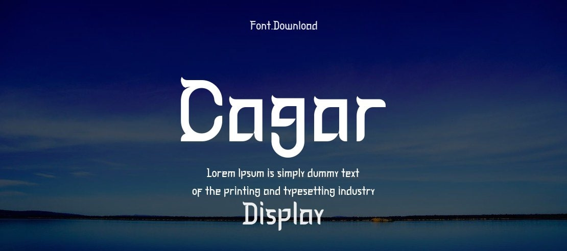 Cagar Font