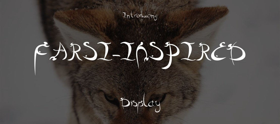 FARSI-INSPIRED Font