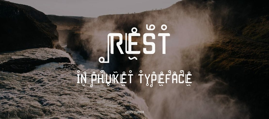 Rest in Phuket Font