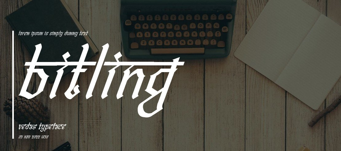 Bitling vedas Font Family