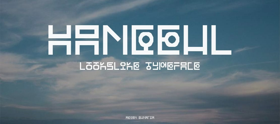 Hangeul Lookslike Font Family