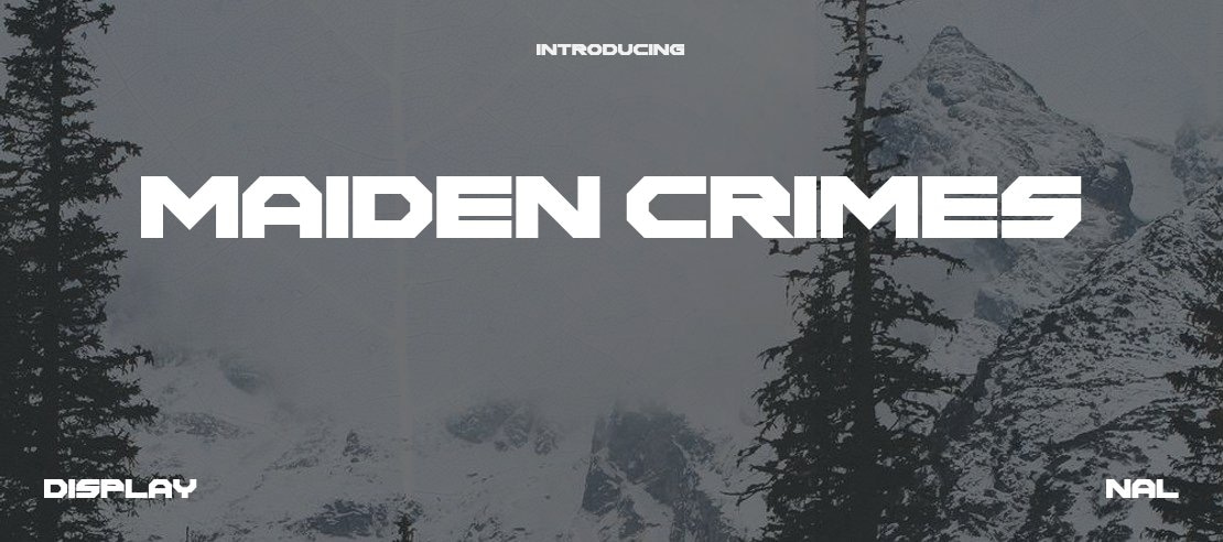 Maiden Crimes Font