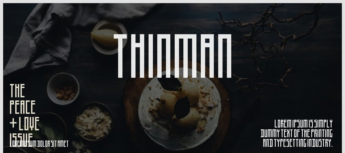Thinman Font