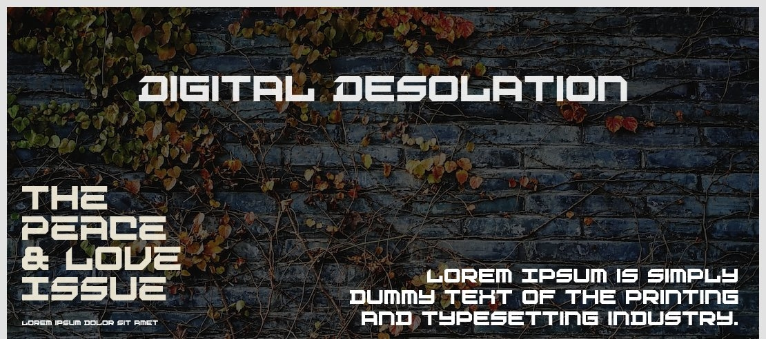 Digital Desolation Font Family