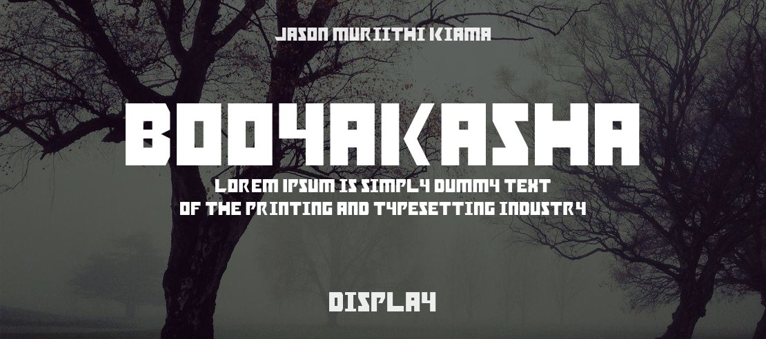 Booyakasha Font