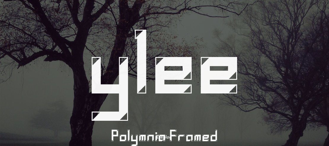 ylee Polymnia Framed Font