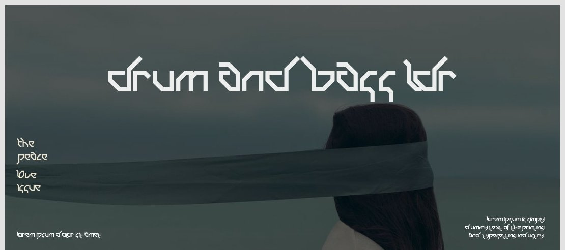 Drum and Bass LDR Font